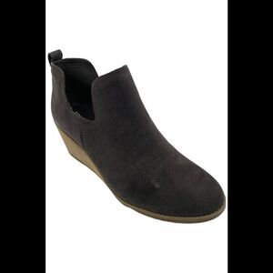 TOMS Women's Kallie Heeled Ankle Boot Grey - Medium